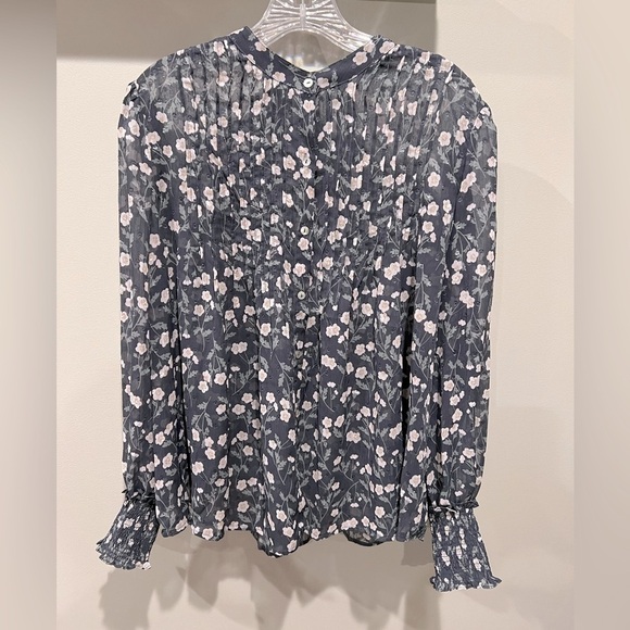 Lovestitch Women’s Sheer Top. Size M. Button Down - Picture 1 of 6